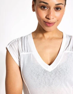 True North Tee - White -The Sports Edit FP Movement free people movement true north tee white OB1776297 WS 0017