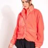 Hit The Slopes Fleece Jacket - Neon Coral -The Sports Edit FP Movment Hit The Slopes Fleece Jacket OB921410 6024S 0005