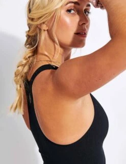 Free Throw Crop - Black -The Sports Edit Free People Movement FREE THROW CROP OB916007 BLACK 0020