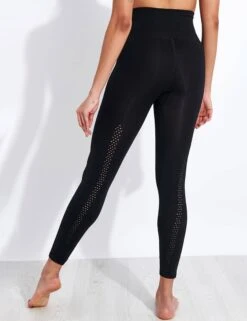 Good Karma High Waisted 7/8 Legging - Onyx -The Sports Edit Free People Movement GOOD KARMA LEGGING OB1053231 ONYX 0010