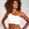 Bianca One Shoulder Bra - Ivory