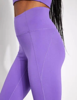Compressive High Waisted Legging - Retro Violet 10 Compressive High Waisted Legging - Retro Violet -The Sports Edit GIRLFR 1