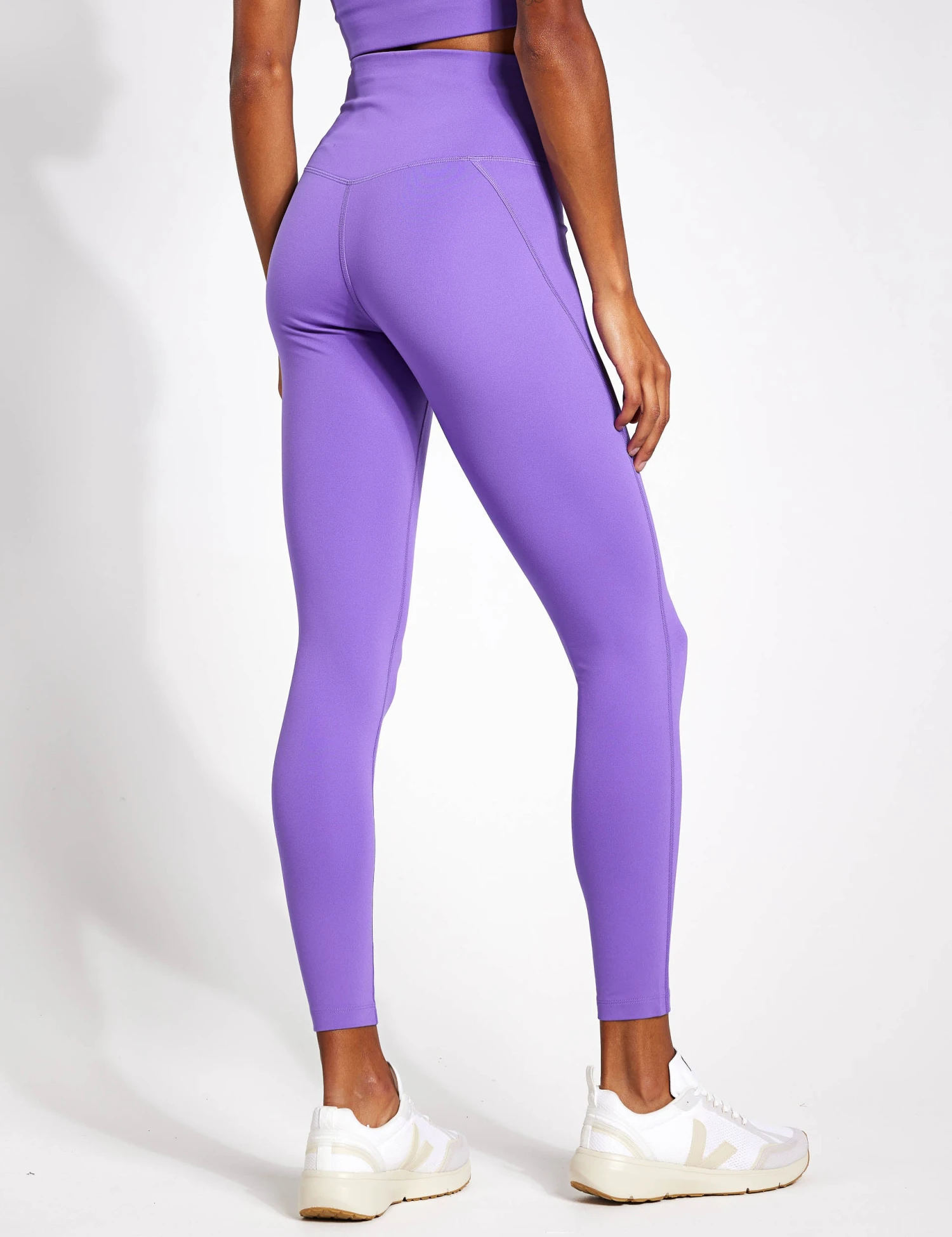 Compressive High Waisted Legging - Retro Violet 4 Compressive High Waisted Legging - Retro Violet - Image 2