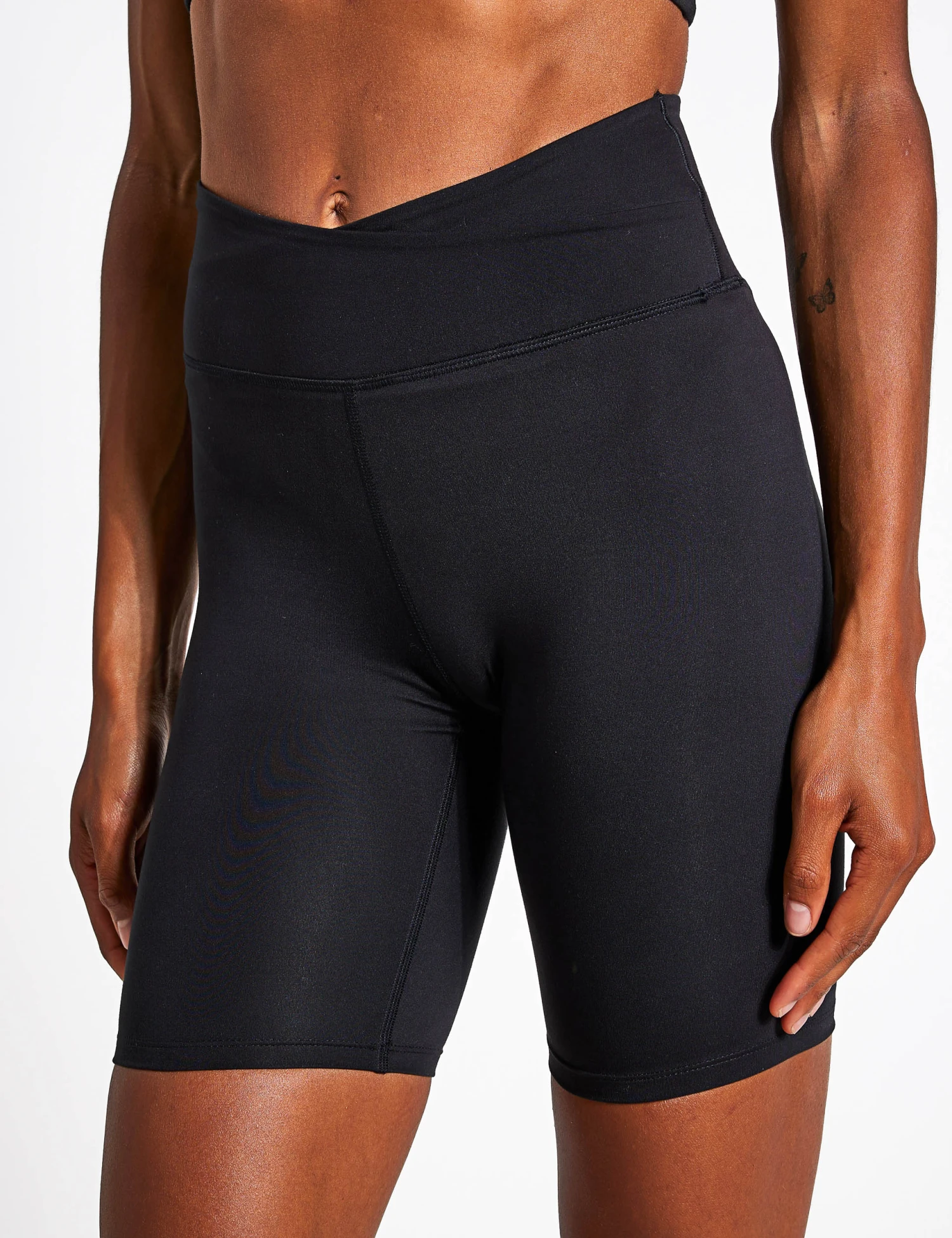 Go Balance High Waisted Yoga Shorts - Black 3 Go Balance High Waisted Yoga Shorts - Black
