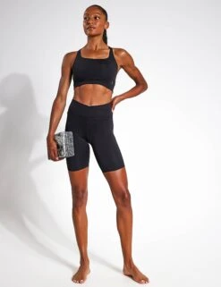 Go Balance High Waisted Yoga Shorts - Black 10 Go Balance High Waisted Yoga Shorts - Black -The Sports Edit GOODMOVE Go Balance Short T51 5728 BLACK 0002