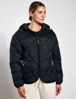 Stormwear Hooded Puffer Jacket - Black -The Sports Edit GOODMO 2 9122dbd2 f696 40bb 8368 6ed8b9fe329e