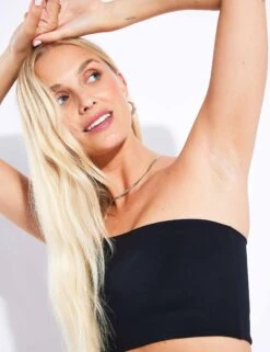 Bianca One Shoulder Bra - Black 13 Bianca One Shoulder Bra - Black -The Sports Edit Girlfriend Collective BIANCA BRA ONE SHOULDER 1014 JB BLACK 0029