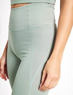 Compressive High Waisted Legging - Agave 11 Compressive High Waisted Legging - Agave -The Sports Edit Girlfriend Collective Compressive high rise long 4007 CQ Agave 0020