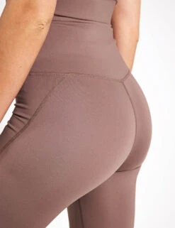 Compressive High Waisted Legging - Porcini 9 Compressive High Waisted Legging - Porcini -The Sports Edit Girlfriend Collective Compressive high rise long 4007 CQ Hazelnut 0004