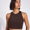 Dylan Bra - Cocoa Bean -The Sports Edit Girlfriend Collective DYLAN BRA 1017 COB Cocoa Bean 0007