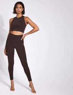 Dylan Bra - Cocoa Bean -The Sports Edit Girlfriend Collective DYLAN BRA 1017 COB Cocoa Bean 0027