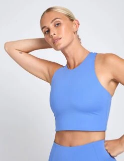 The Dylan Shorts Set - Periwinkle -The Sports Edit Girlfriend Collective DYLAN BRA PERIWINKLE 1017 UM 0006