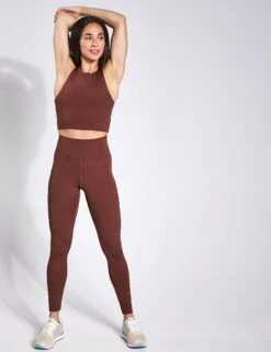 Dylan Bra - Earth -The Sports Edit Girlfriend Collective DYLAN CROP BRA 1017 CF EARTH 0010