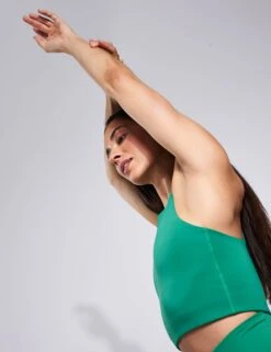 Dylan Bra - Saguaro -The Sports Edit Girlfriend Collective DYLAN CROP BRA 1017 CG SAGUARO 0021