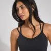 Noah Strappy Bra - Black -The Sports Edit Girlfriend Collective Float Noah Strappy Bra 1054 JB Black 0004