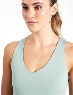 Zoe Tank - Chinoiserie -The Sports Edit Girlfriend Collective Float Zoe Tank Cross Back 1024 HG Chinoiserie hg 0024