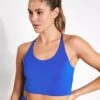 Cleo Bra - Ultramarine -The Sports Edit Girlfriend Collective Float cleo halter bra 1009 LAB Ultramarine 0003
