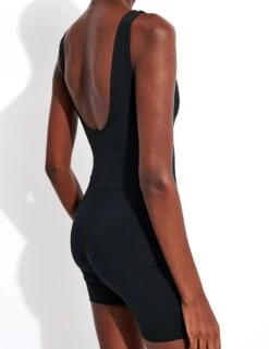 Bike Unitard - Black 10 Bike Unitard - Black -The Sports Edit Girlfriend Collective GC BIKE UNITARD SCOOP 54788 6012 JB BLACK 0022