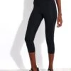 Compressive High Waisted Capri Legging - Black 2 Compressive High Waisted Capri Legging - Black -The Sports Edit Girlfriend Collective GC COMPRESSIVE HIGH RISE LEGGING CAPRI 54806 4012 JB BLACK 0007