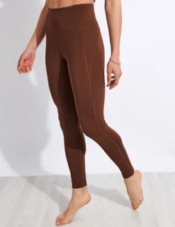 Compressive High Waisted Legging - Earth