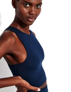 Dylan Bra - Midnight -The Sports Edit Girlfriend Collective GC DYLAN CROP BRA 54794 1017 TC MIDNIGHT 0026