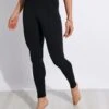 FLOAT High Waisted Legging - Black -The Sports Edit Girlfriend Collective GC FLOAT SEAML HIGH RISE LEGGING LONG 4021 JB BLACK 0005