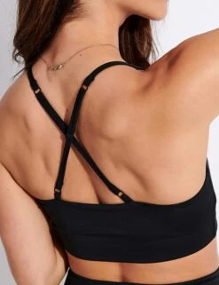 Juliet Bra - Black 9 Juliet Bra - Black -The Sports Edit Girlfriend Collective GC JULIET BRALETTE FLOAT 1008S JB BLACK 0029