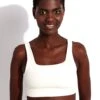 Tommy Bra - Ivory -The Sports Edit Girlfriend Collective GC TOMMY BRA SQUARE NECK 54797 1016 SW IVORY 0005 531b3300 6dfa 4ba4 850a 1132446d8c62