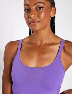 Gemma Scoop Tank - Retro Violet -The Sports Edit Girlfriend Collective GEMMA SCOOP TANK 1038 Retro Violet 0025