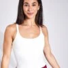 Gemma Scoop Tank - Ivory -The Sports Edit Girlfriend Collective GEMMA SCOOP TANK 1038 SW IVORY 0001