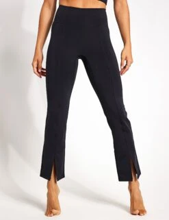 Luxe Split Hem Legging - Black