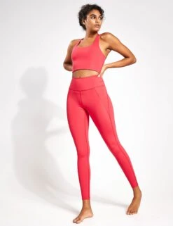 Paloma Bra Classic - Cherry -The Sports Edit Girlfriend Collective PALOMA BRA 1002 SP Cherry sp 0027