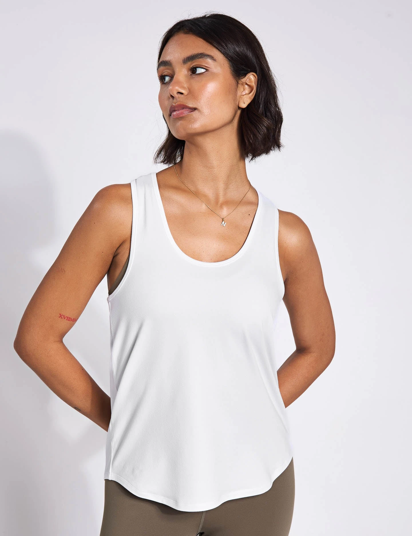 ReSet Relaxed Tank - White 3 ReSet Relaxed Tank - White