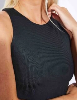 RIB Dylan Bra - Black 12 RIB Dylan Bra - Black -The Sports Edit Girlfriend Collective RIB DYLAN BRA Classic 1029 JB BLACK 0029