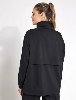 Sideline Full-Zip Windbreaker - Black -The Sports Edit Girlfriend Collective Sideline Windbreaker Full Zip 6007 JB BLACK 0022