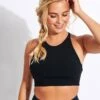 Topanga Bra - Black -The Sports Edit Girlfriend Collective Topanga Bra 1001 JB Black 0020