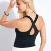 Zoe Tank - Black 1 Zoe Tank - Black -The Sports Edit Girlfriend Collective ZOE TANK FLOAT 1024 JB BLACK 0019