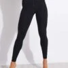 Compressive High Waisted Legging - Black -The Sports Edit Girlfriend Compressive Legging Long Black 0021