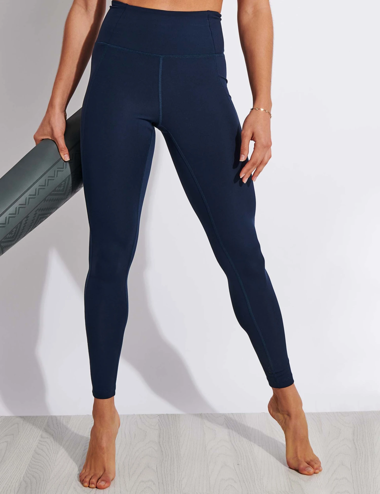 Compressive High Waisted Legging - Midnight 3 Compressive High Waisted Legging - Midnight