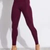 Compressive High Waisted Legging - Plum -The Sports Edit Girlfriend Compressive Legging Long re shoot Plum 0017