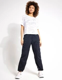 Convertible Stormwear Walking Trousers - Black -The Sports Edit Goodmove BOXY BURNOUT T SHIRT 5988 WHI 0006