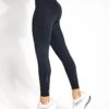 Go Train High Waisted Gym Leggings - Black -The Sports Edit Goodmove GO TRAIN 5935 BLA 0002