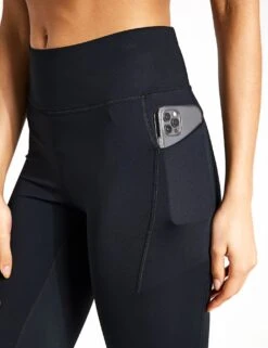 Go Train High Waisted Gym Leggings - Black -The Sports Edit Goodmove GO TRAIN 5935 BLA 0004