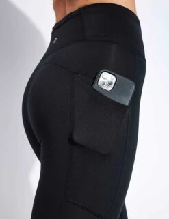 Go Move High Waisted Gym Leggings - Black -The Sports Edit Goodmove Go Move High Waisted Gym Leggings T516545 Black 0004