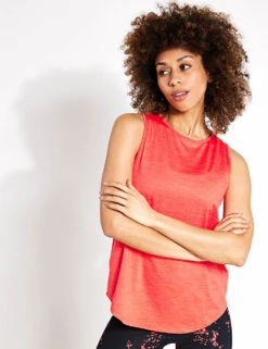 Relaxed Vest Top - Flame