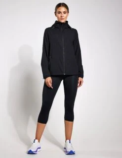 Stormwear Packable Hooded Running Jacket - Black -The Sports Edit Goodmove Lightweight Run Jacket T51 5776 BLACK 0008