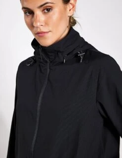 Stormwear Packable Hooded Running Jacket - Black -The Sports Edit Goodmove Lightweight Run Jacket T51 5776 BLACK 0017