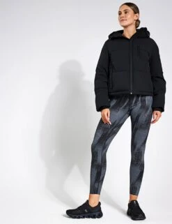 Matte Crop Jacket - Black 12 Matte Crop Jacket - Black -The Sports Edit Goodmove MATTE CROP JACKET T51 5829 Black 0010