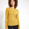 Merinotec Crew Neck Walking Top - Dark Ochre 2 Merinotec Crew Neck Walking Top - Dark Ochre -The Sports Edit Goodmove MERINOTEC ROUND NECK HIKE TOP 5939 DO DARK OCHRE 0007