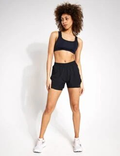 Layered Stormwear Shorts - Black 11 Layered Stormwear Shorts - Black -The Sports Edit Goodmove NEW DOUBLE LAYER SHORT 5983 BLA 0003